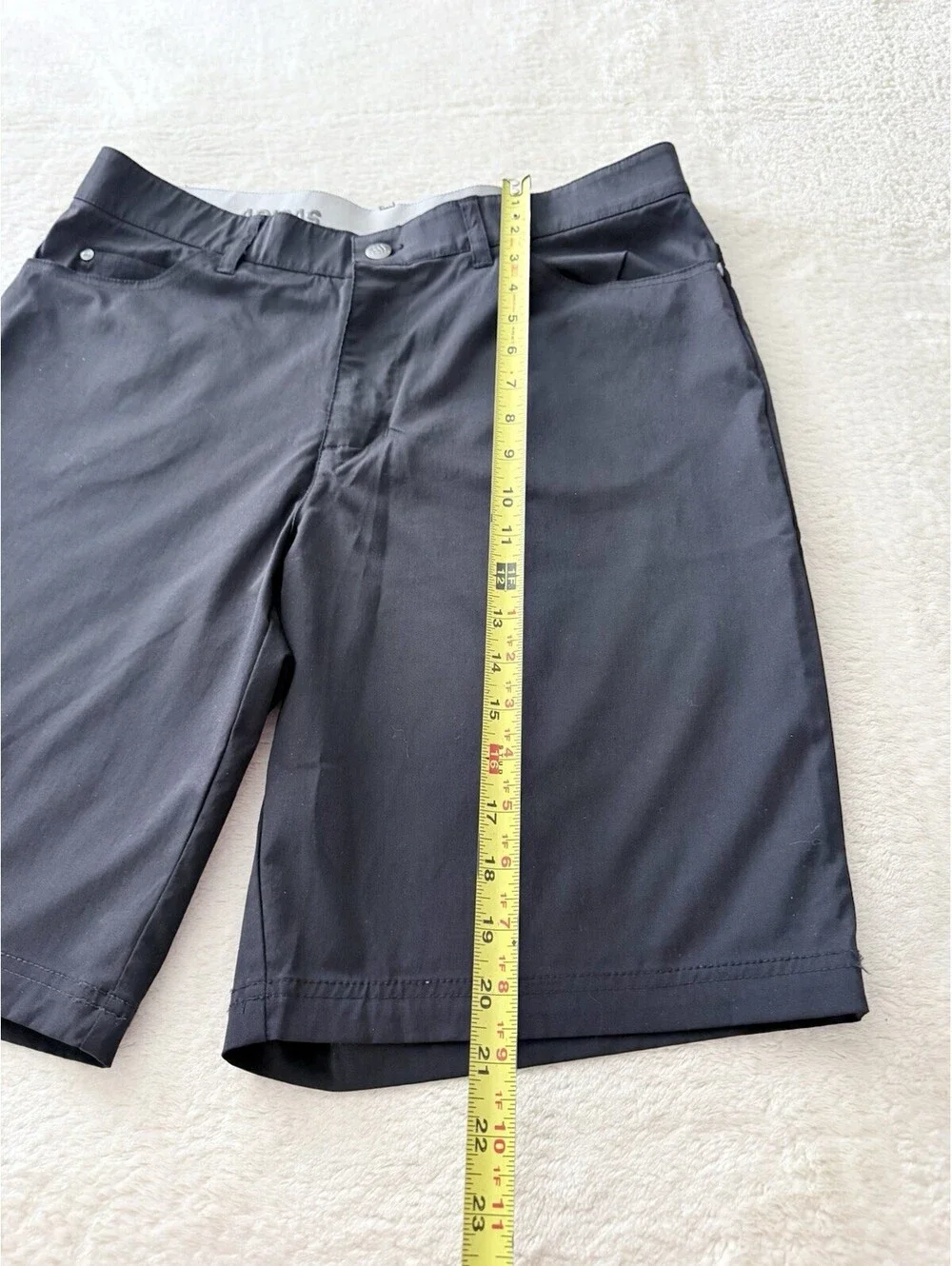 Adidas Golf Shorts Men’s Size 34 Black Stretch Lightweight Performance Casual